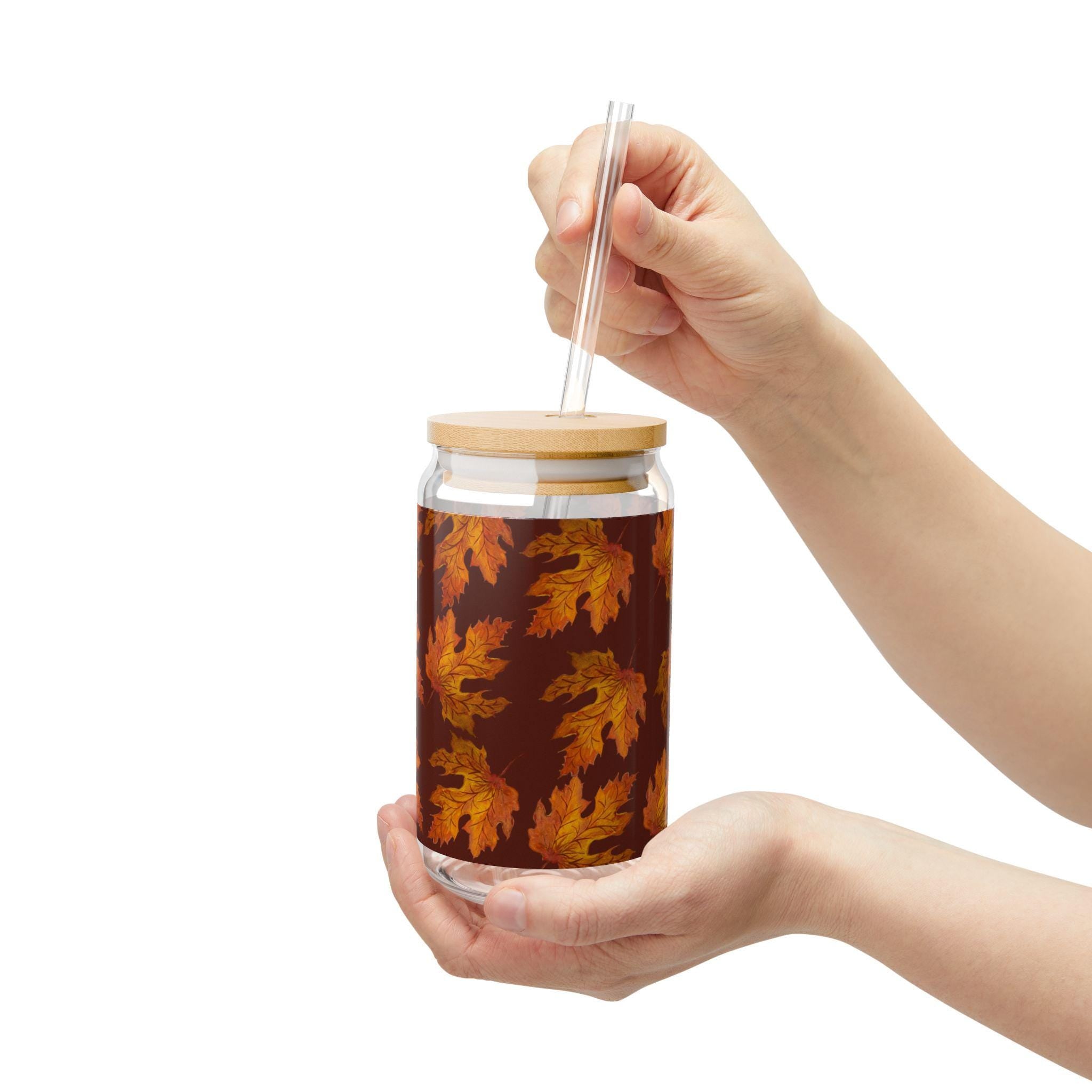 Customizable Iced Coffee Cup custom pattern