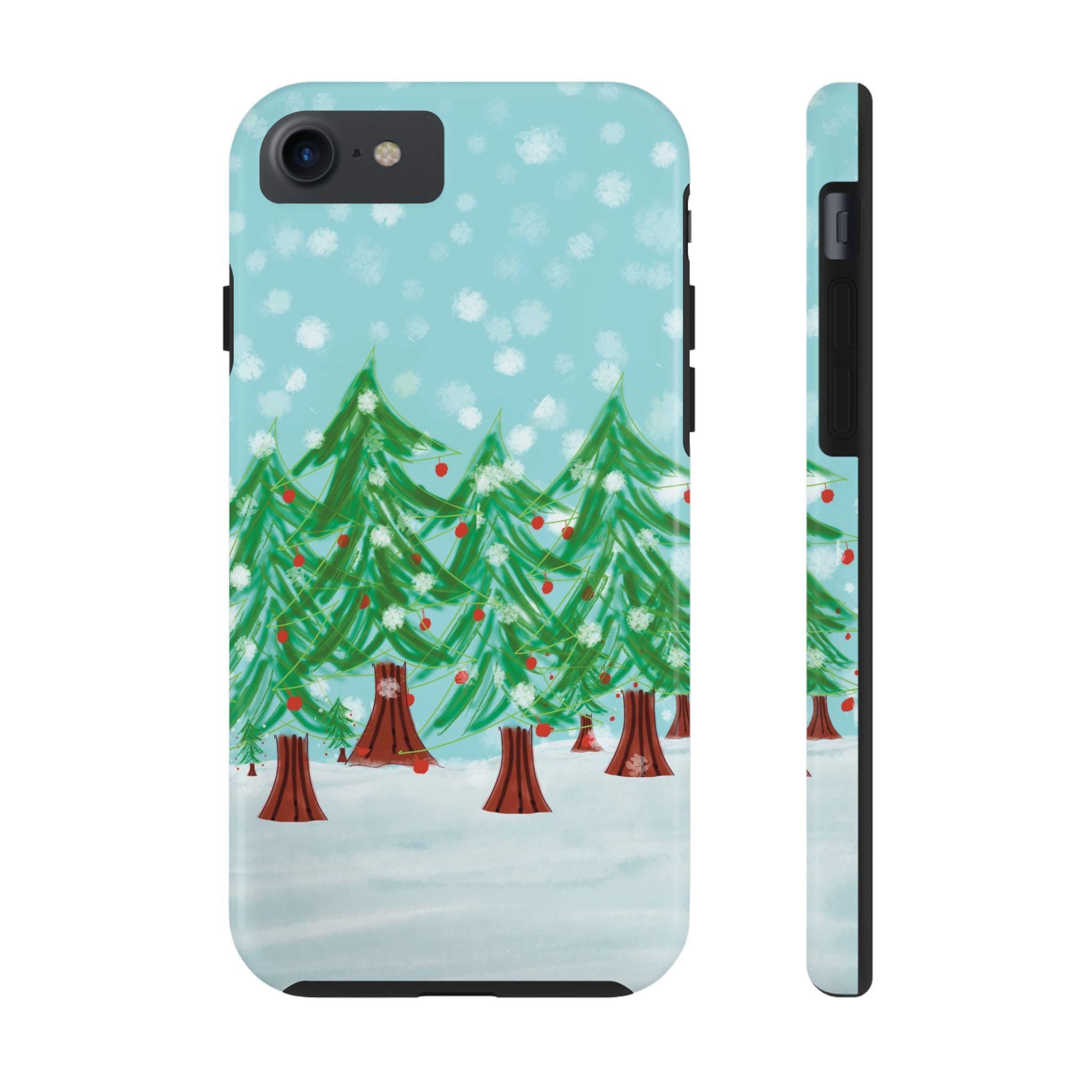 Christmas Wonderland mobile phone case for multiple variants of iPhone and Samsung Galaxy