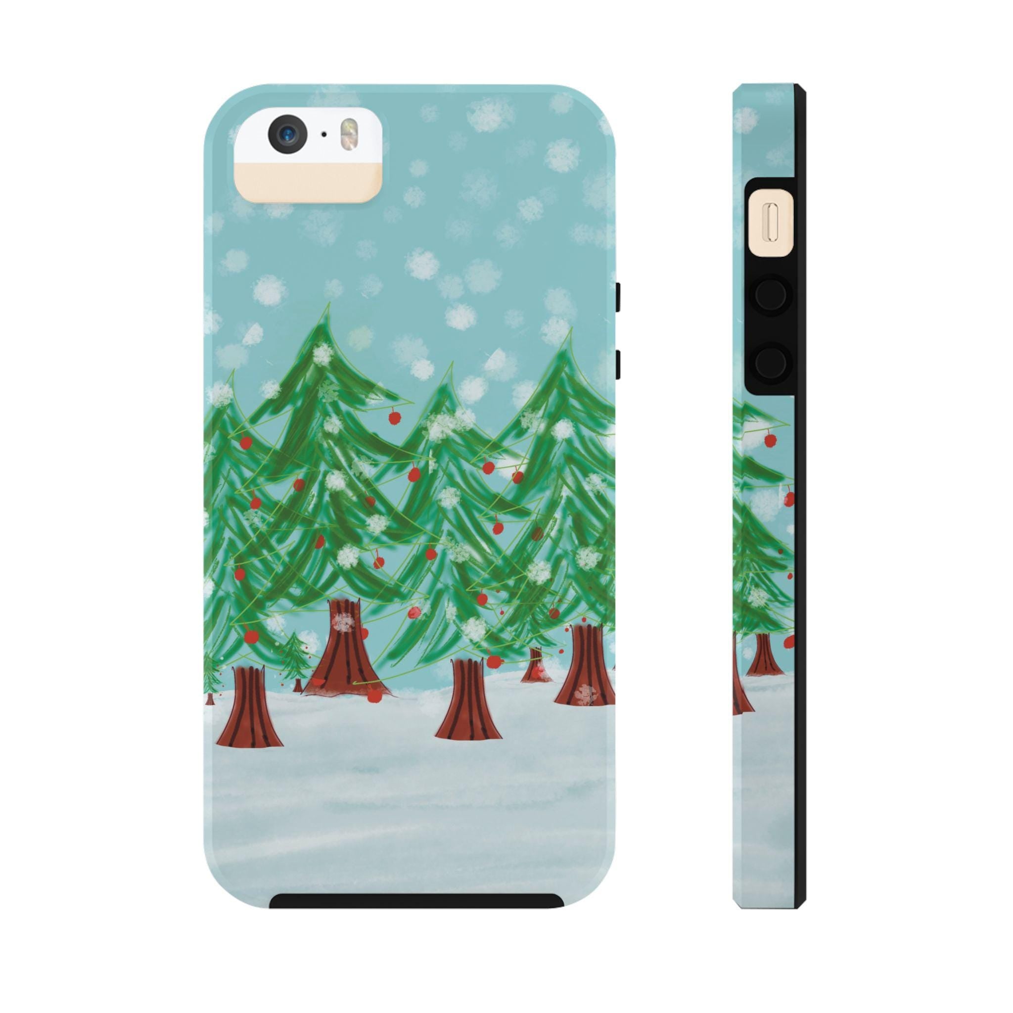 Christmas Wonderland mobile phone case for multiple variants of iPhone and Samsung Galaxy