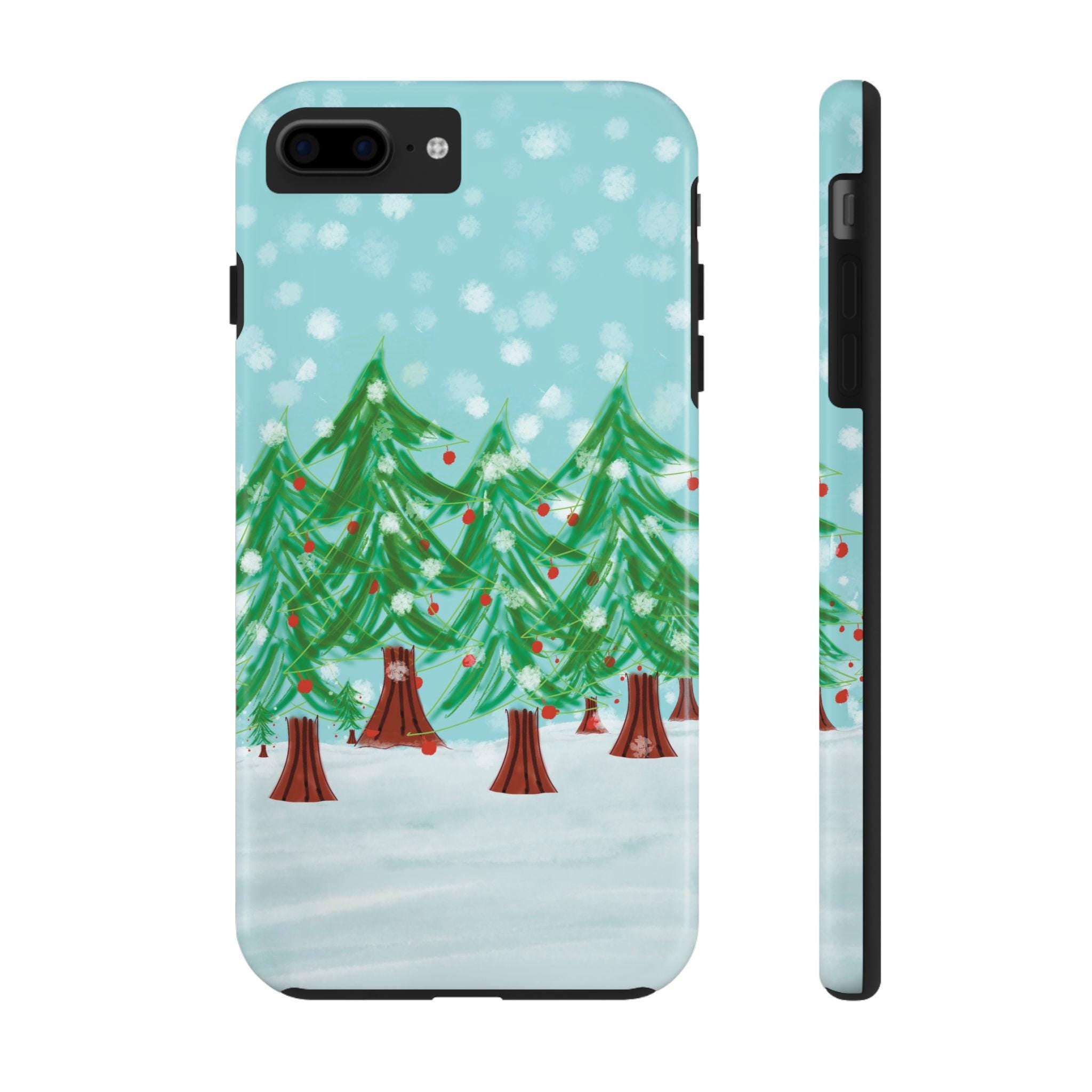 Christmas Wonderland mobile phone case for multiple variants of iPhone and Samsung Galaxy