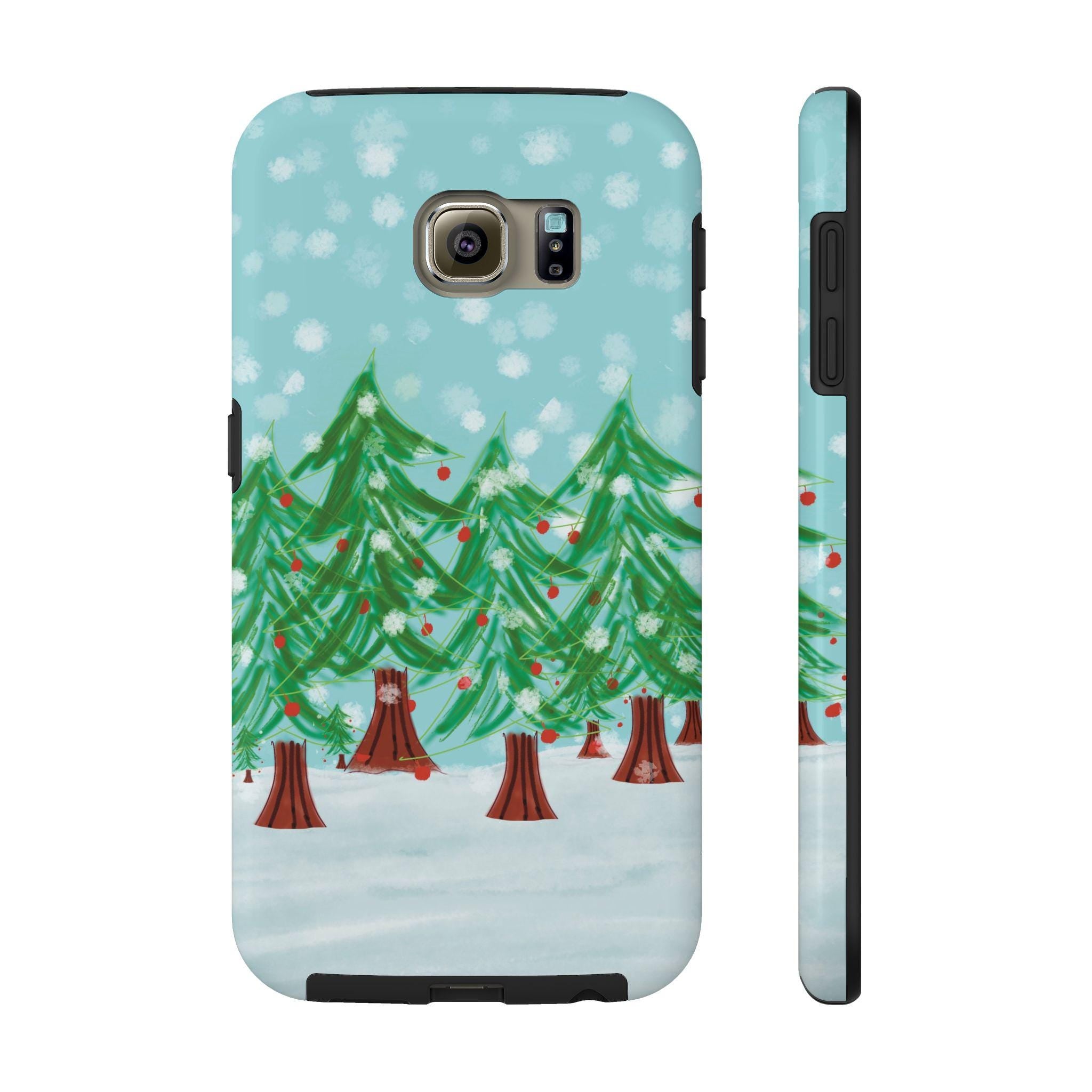 Christmas Wonderland mobile phone case for multiple variants of iPhone and Samsung Galaxy