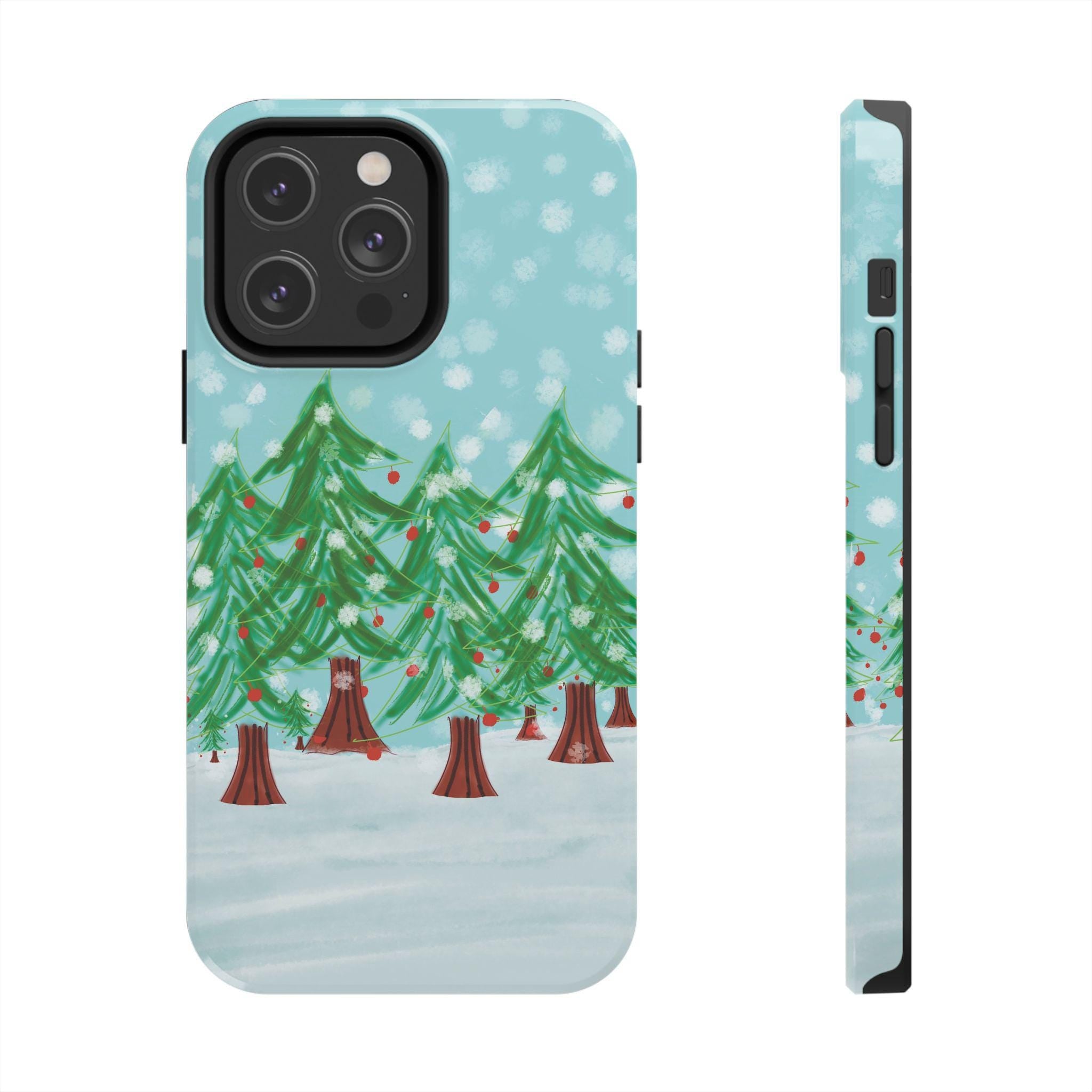 Christmas Wonderland mobile phone case for multiple variants of iPhone and Samsung Galaxy